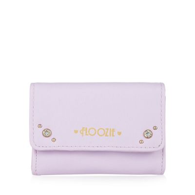 Lilac diamante stud mini purse